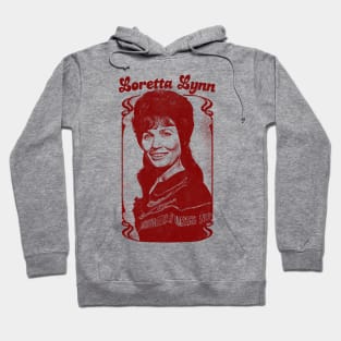 Loretta Lynn // Retro Style Fan Art Design Hoodie